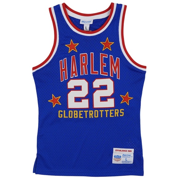Curly Neal Harlem Globetrotters Rings & Crwns Throwback Swingman Jersey - Royal - Picture 2 of 3